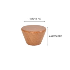 Walnut Beech Wooden Handles Pulls Cabinet Drawer Home Cupboard Door Knobs