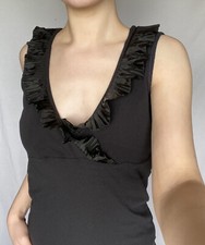 Betty Barclay Vintage nylon Black Top UK 12