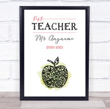 Abstract Botanical Apple Best