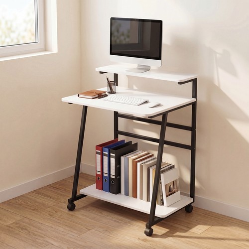 Tiers computer desk rolling - 3,