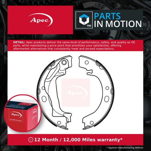 Handbrake shoes set fits - handbrake,