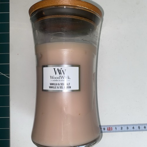 Woodwick vanilla and sea - woodwick, salt