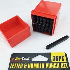 Number Letter Stamp Set
