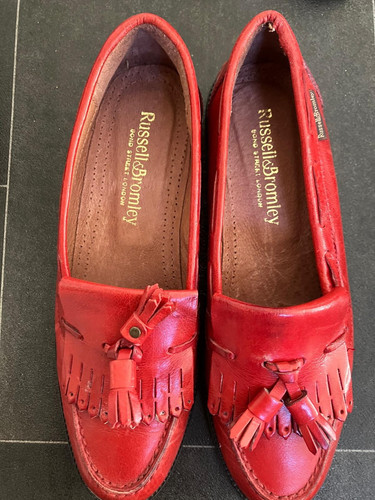 Russell bromley red leather - russell,