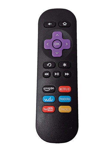 New black replacement remote - new,