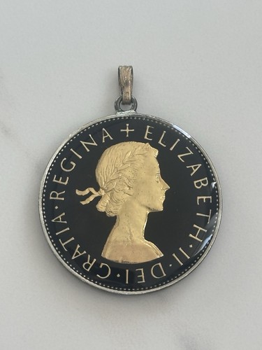 Vintage 1961 half crown coin - 1961,