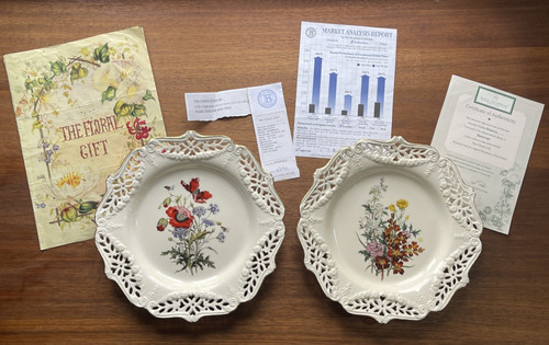 Pair royal creamware - pair, of