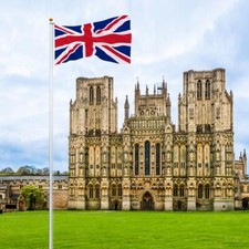 20FT Sectional Flag Pole Kit Aluminum Detachable Flagpole Yard & Commercial Use