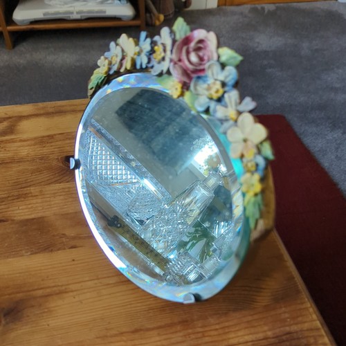 Vintage art deco barbola - deco, oval