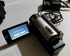 Panasonic SDR-H80 Handheld 60GB HDD Camcorder Silver Working 70x Optical Zoom