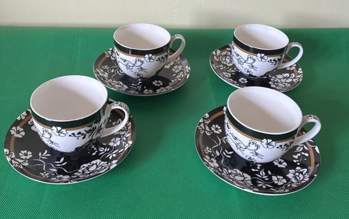 Brocade tea cup - cup, saucer