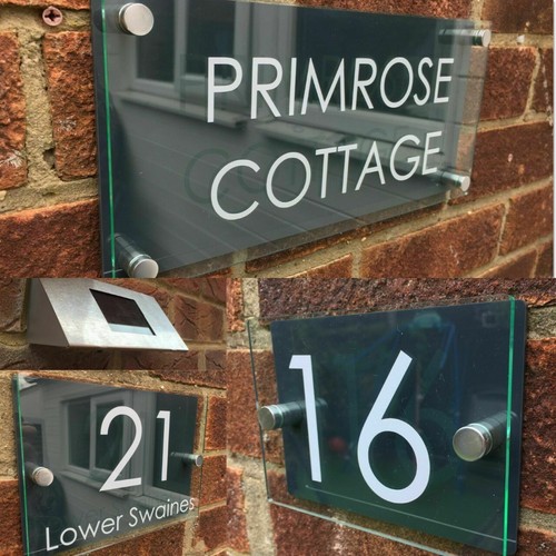 Contemporary house signs - contemporary,
