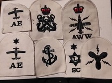 British Royal Navy specialist shoulder patches badge insignia military various