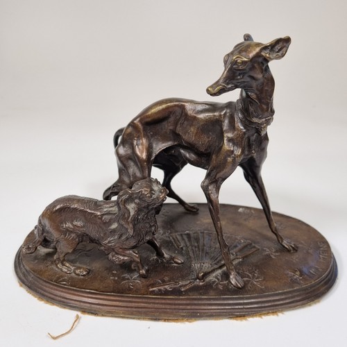 Vintage bronze sculpture - vintage,