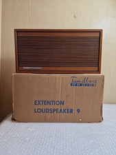 Vintage TANDBERG  HI FI System Extension Loudspeaker 9 With BOX Speaker Wire 