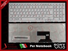 Italian Keyboard SONY VAIO P/N Compatible PCG-71911M (White) with Frame