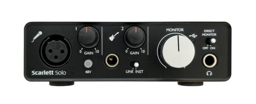 Focusrite scarlett solo 2nd - scarlett,