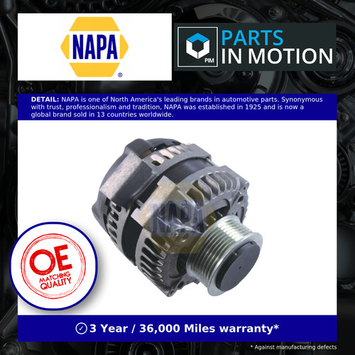Alternator nal1583 napa - alternator,