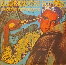 Eddie And The Hotrods Teenage Depression LP w Poster UK 1976 Island EX