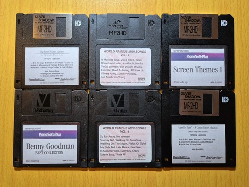 Vintage midi song files - midi,
