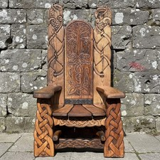 Tree life viking throne - tree, of
