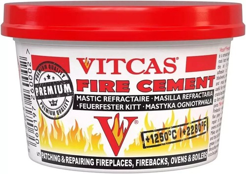Fire cement 500 gram white - cement,