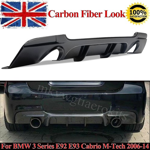 Carbon painted rear bumper - rear,