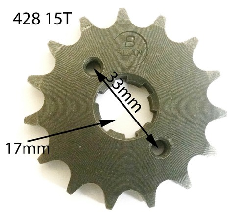 Spf02 front 15t - 15t, sprocket