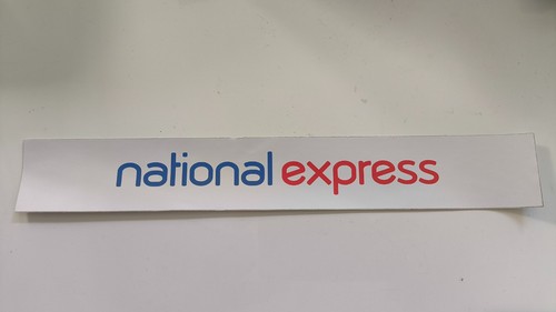 National express sticker - national, decal