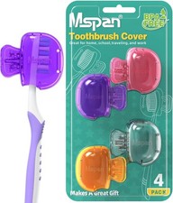 Mspan Electric Toothbrush Head Cover: Sonic Toothbrush Cap Travel Protector Pla