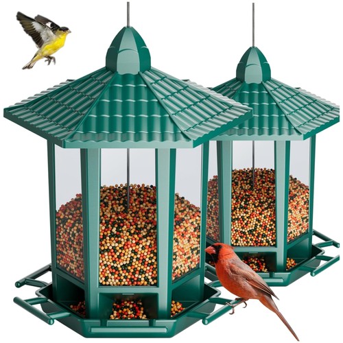 Retro pagoda bird - pagoda, feeder
