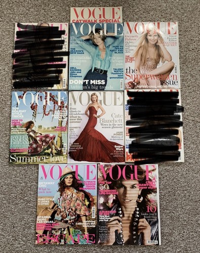 British vogue magazine bundle - vogue,