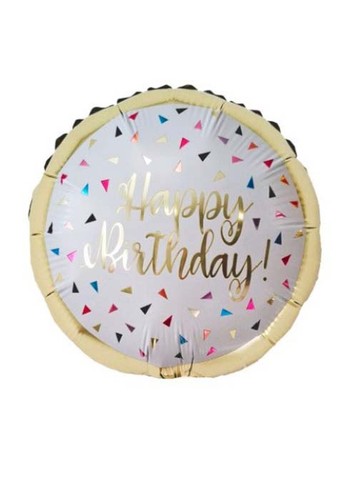 Comes inflated gold - gold, confetti