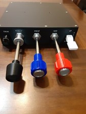 Cessna Throttle Quadrant Prop Mixture Flaps Trim Controller For Flight Sims