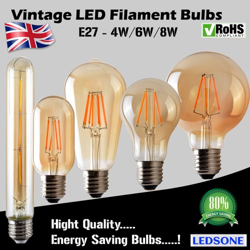 Vintage edison light bulbs led - vintage,