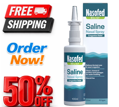 Nasofed saline nasal spray - nasofed,