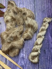 Unique Reeled or Combed Tussah Silk Top, Undyed Natural Tussar Silk Yarn.  40g