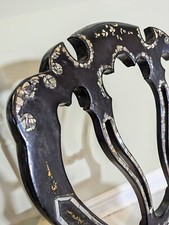 French rococo ebonised - french, chair