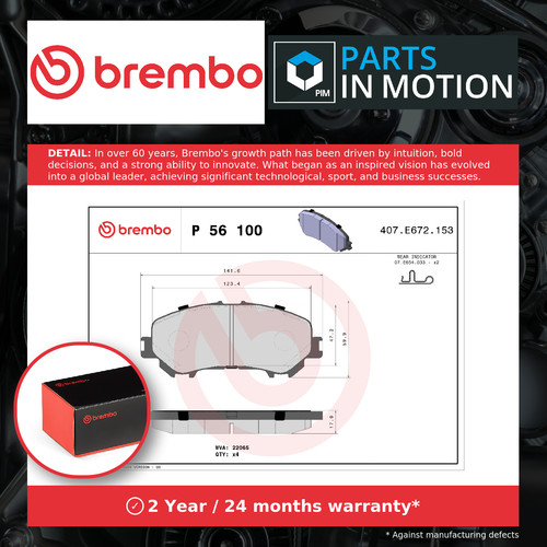 Brake pads set fits nissan - set,
