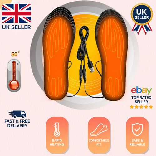 Usb electric heated shoe - heated,
