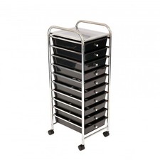 NEW! 10 Drawer Storage Mobile Makeup Salon Trolley Portable Storage Organiser