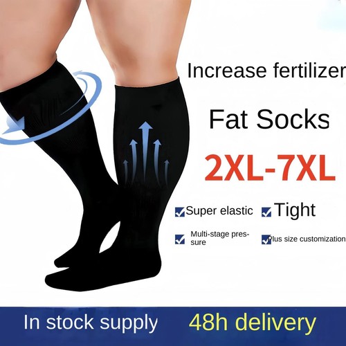 Plus size compression socks - size,