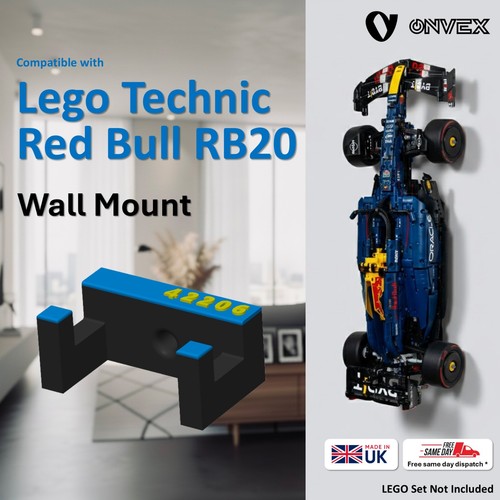 Wall mount lego technic red - wall,
