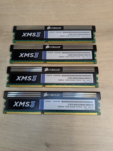 Corsair xms3 16gb ddr3 - 16gb, (4x4gb)