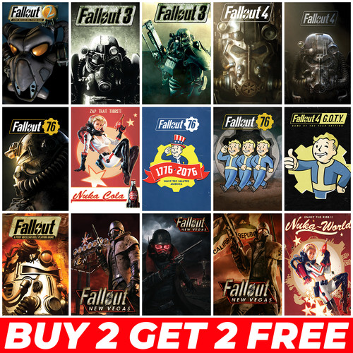 Fallout video game poster - fallout,