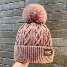 Ladies Pom Pom Womens Winter
