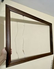 Large Antique Oak Picture