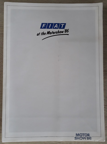 Fiat range brochure motorshow - fiat,
