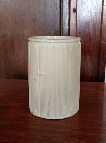 Victorian stoneware jar rustic - jar,