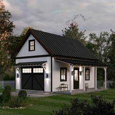 One Car Garage Plans with Loft